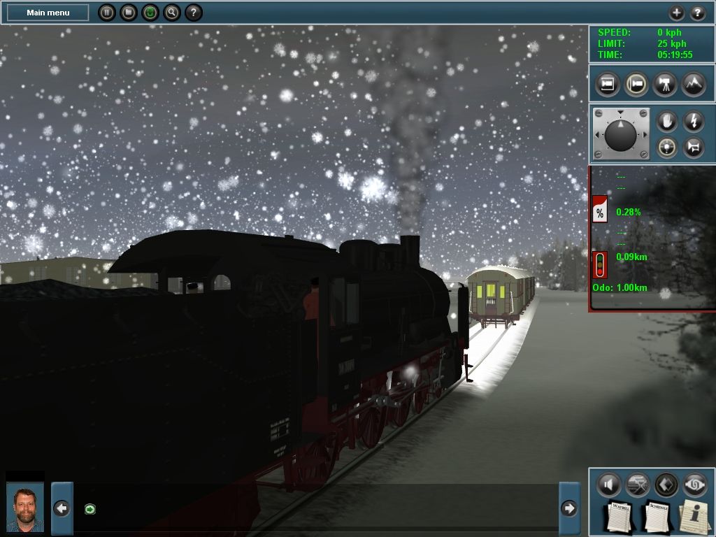 Trainz Simulator 2009: World Builder Edition (Windows) screenshot: And we need to hook up with some coaches for the passengers.