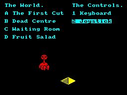 Sweevo's World (Amstrad CPC) screenshot: Choose level