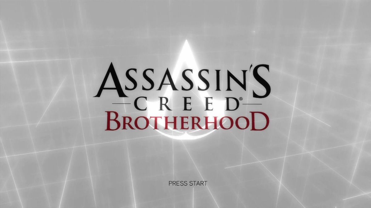 Assassin's Creed: Brotherhood (Xbox 360) screenshot: Title screen
