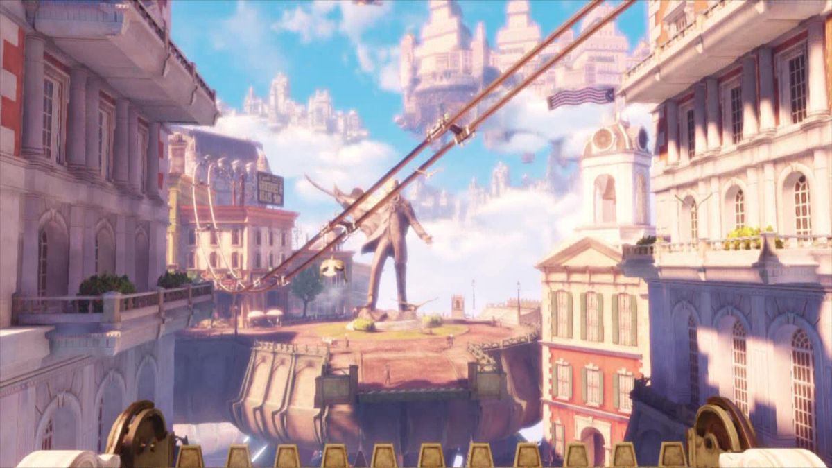 BioShock Infinite (Xbox 360) screenshot: Welcome to Columbia!