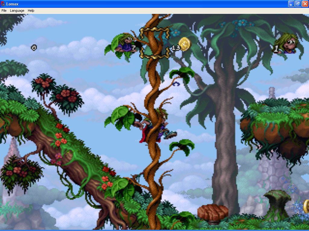 The Adventures of Lomax (Windows) screenshot: Can you see me?;)