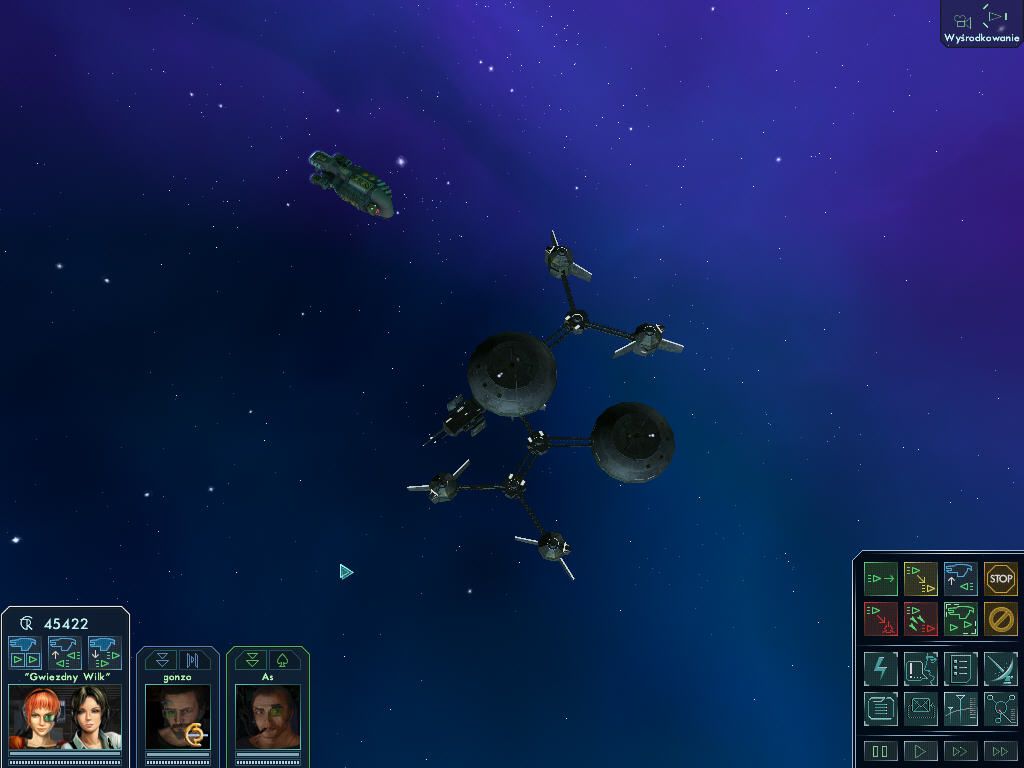 Star Wolves 2 (Windows) screenshot: Abandoned space base