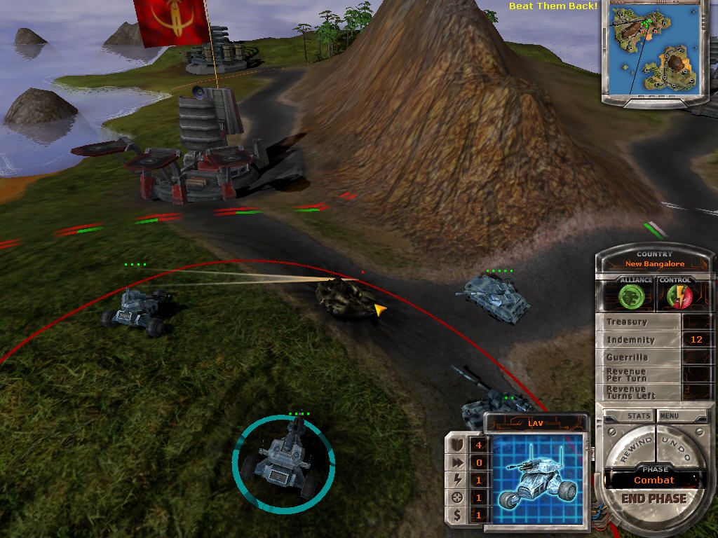 Domination (Windows) screenshot: Almost dead... one shoot and kill