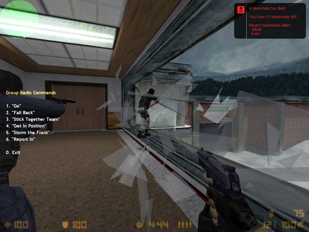 Counter-Strike: Condition Zero (Windows) screenshot: Don't jump!