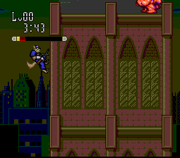 SWAT Kats: The Radical Squadron (SNES) screenshot: Ninja style climbing