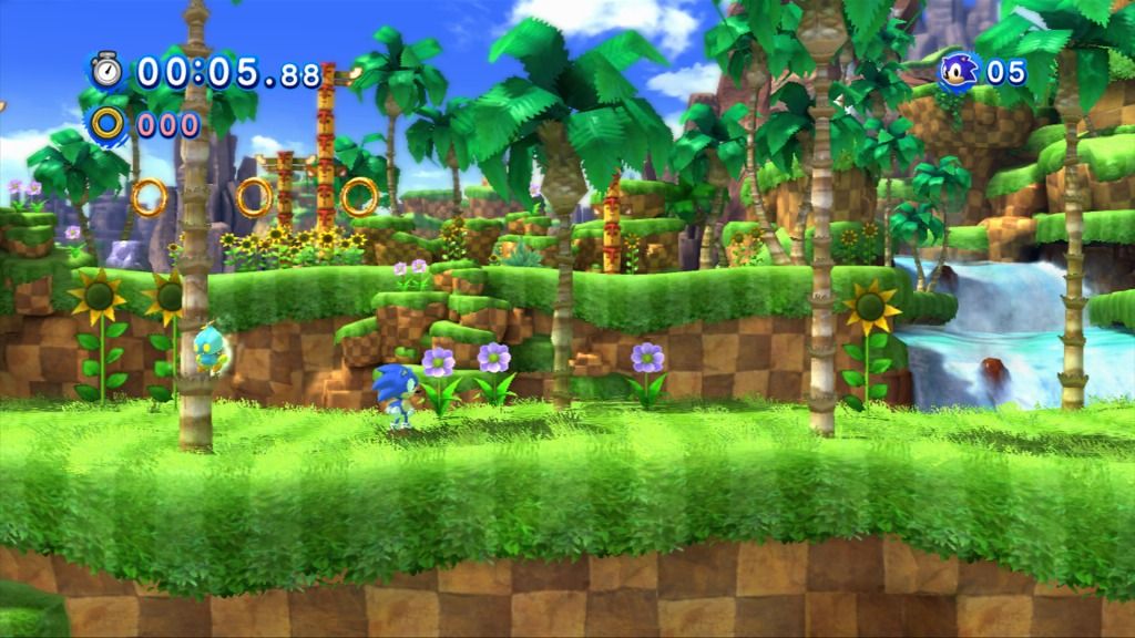 Sonic: Generations (Xbox 360) screenshot: Stage 1