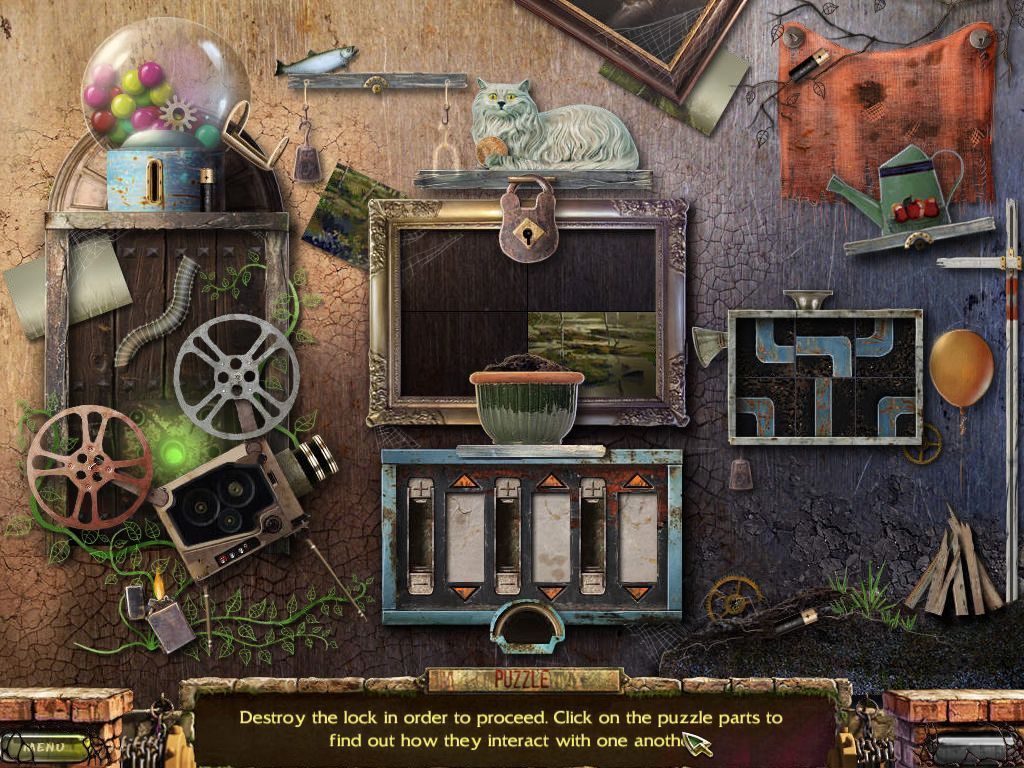 Stray Souls: Dollhouse Story (Windows) screenshot: Another logic puzzle and its a bit different. This as with most puzzles is concerned with unlocking something
