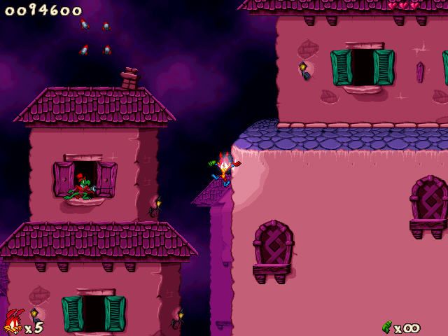 Jazz Jackrabbit 2 (Windows) screenshot: There should be Fiddler on the roof theme.