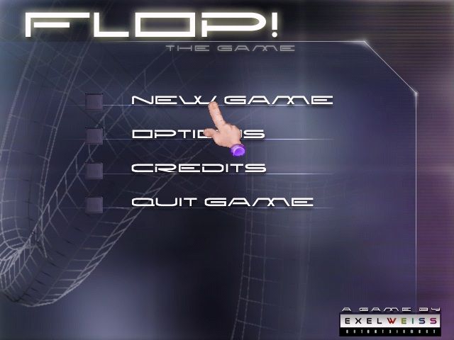 FLOP! The Game (Windows) screenshot: Main menu
