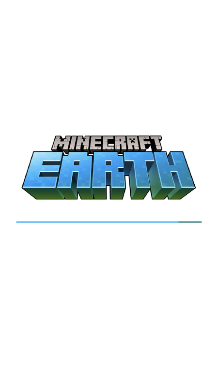 Minecraft Earth (iPhone) screenshot: Title screen