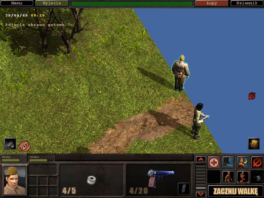 Hammer & Sickle (Windows) screenshot: -What is that? -End of map.