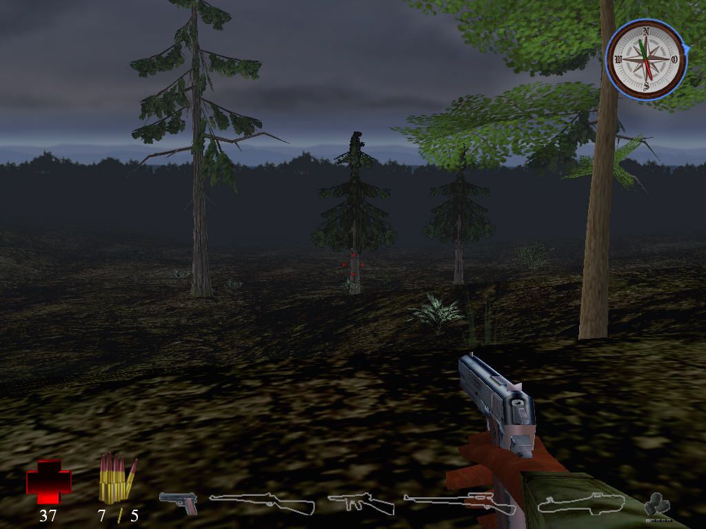 Airborne Hero D-Day Frontline 1944 (Windows) screenshot: "Forest"