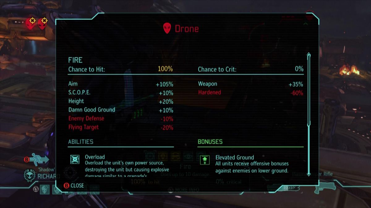 XCOM: Enemy Unknown (Xbox 360) screenshot: Check your target before attacking