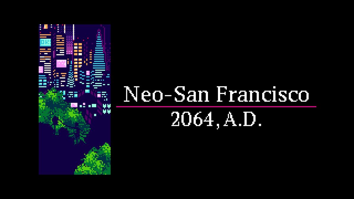 2064: Read Only Memories - Integral (Nintendo Switch) screenshot: Neo-San Francisco, 2064 A.D.