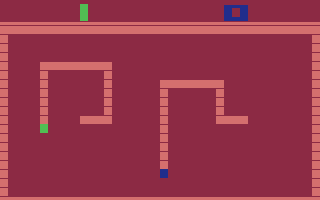 Surround (Atari 2600) screenshot: Beginning a game