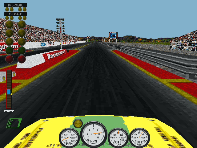 NIRA: Intense Import Drag Racing (Windows) screenshot: And they call this racing...