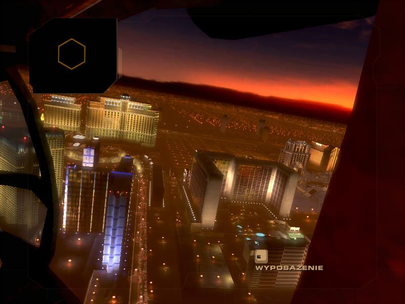Tom Clancy's Rainbow Six: Vegas (Windows) screenshot: Vegas from air