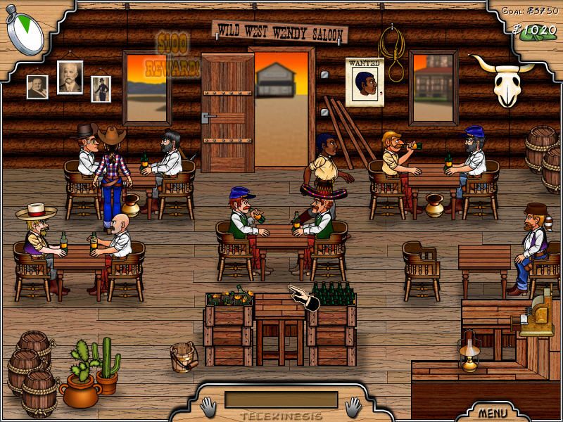 Wild West Wendy (Windows) screenshot: Full bar