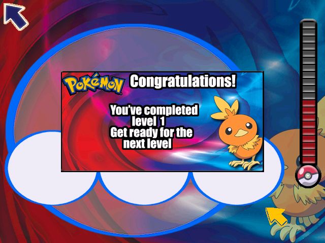 Pokémon: Masters Arena (Windows) screenshot: Pokémon Trivia Challenge - Level complete