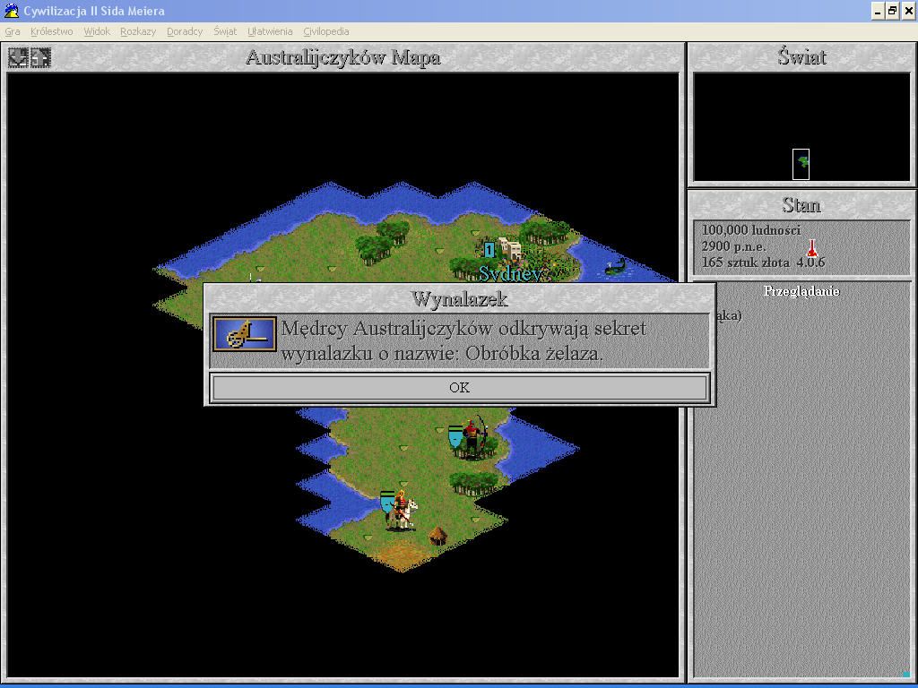 Screenshot of Sid Meier's Civilization II (Windows 3.x, 1996) MobyGames