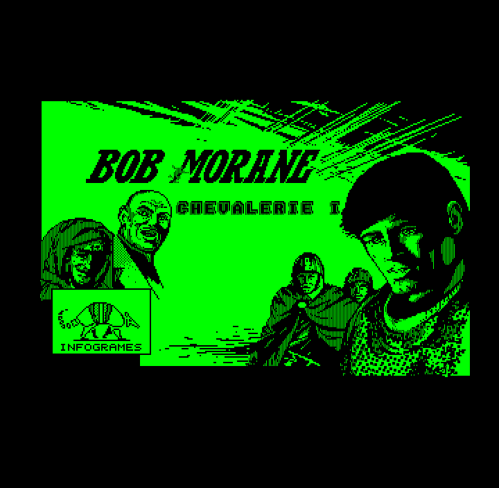 Bob Morane: Chevalerie 1 (DOS) screenshot: Title screen (Hercules)