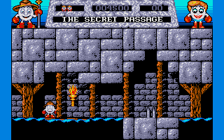 Fantasy World Dizzy (Amiga) screenshot: The secret passage.