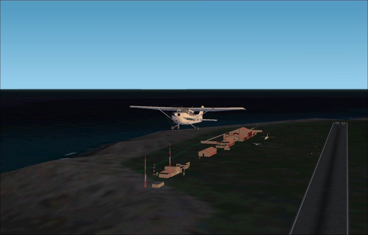 Scenery Spain 3: Canary Islands (Windows) screenshot: Taking off from El Hierro Flight Simulator 2002