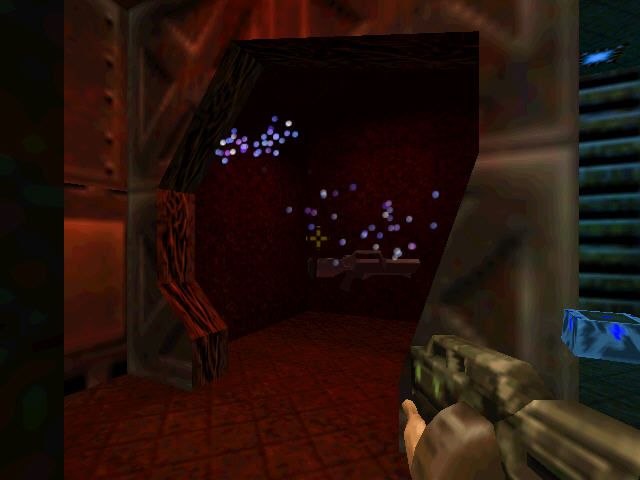 Quake II (Nintendo 64) screenshot: Secrets arena