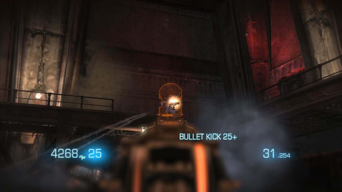 Bulletstorm (PlayStation 3) screenshot: Zoom in for better aim.