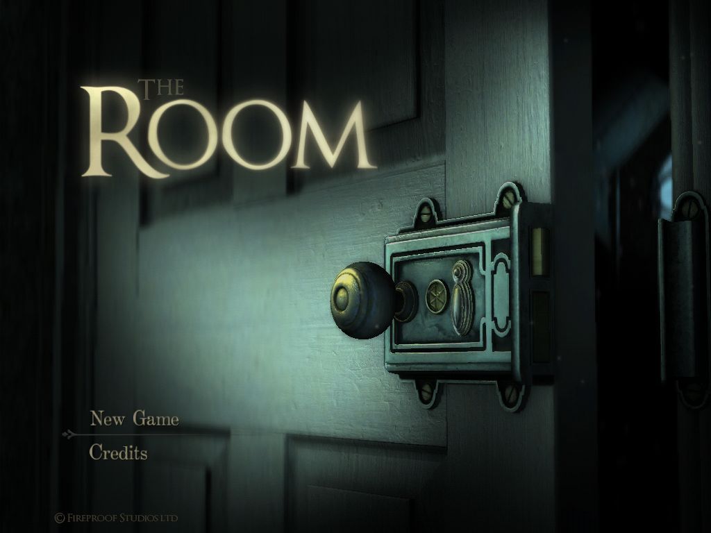 The Room (iPad) screenshot: Title / main menu