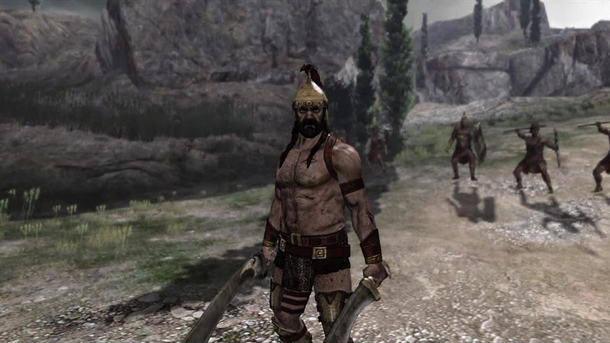 Warriors: Legends of Troy (Xbox 360) screenshot: Get a shave dude!
