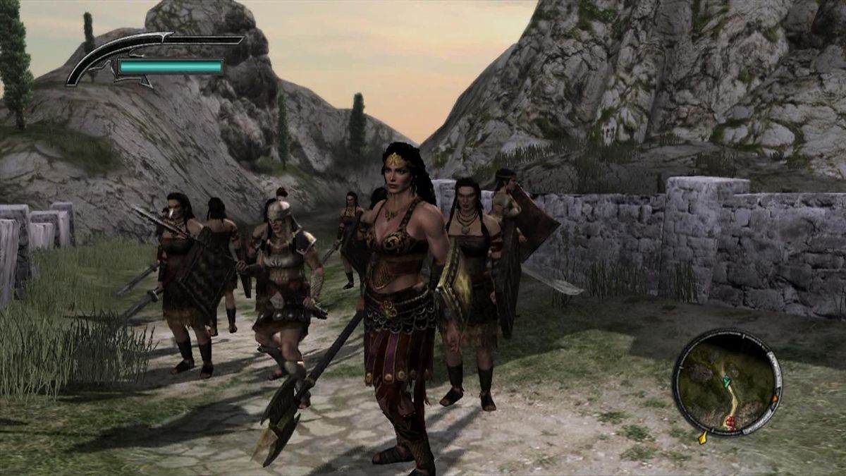 Warriors: Legends of Troy (Xbox 360) screenshot: Penthesilea the Amazonian queen