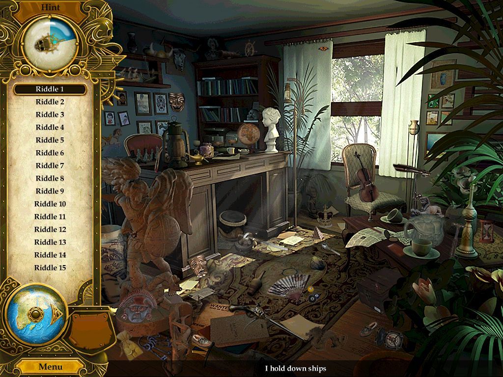 Pirate Mysteries (iPad) screenshot: House - Riddle objects