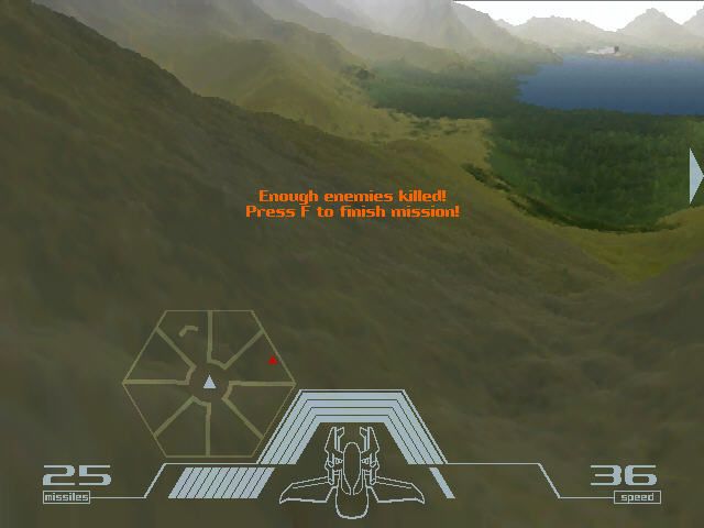 Air Offensive: The Art of Flying (Windows) screenshot: Mission completed.