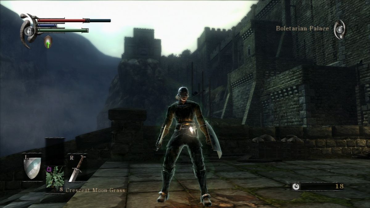 Demon's Souls (PlayStation 3) screenshot: Welcome to Boletarian palace.