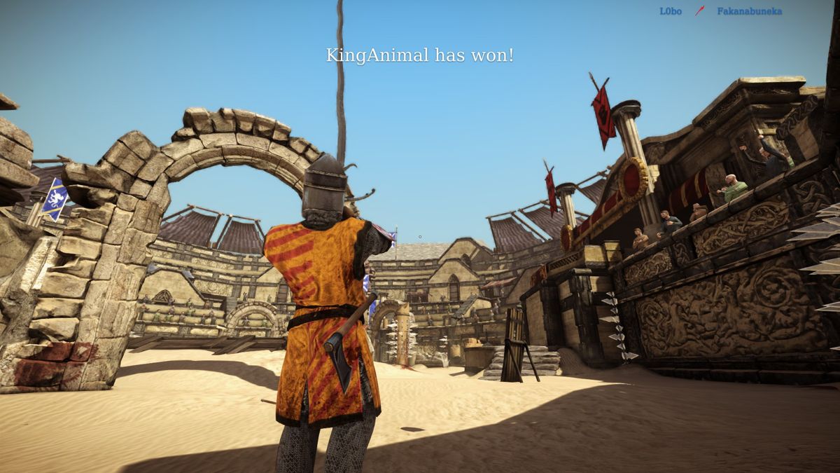 Chivalry: Medieval Warfare (Windows) screenshot: Thanks, my dear audience