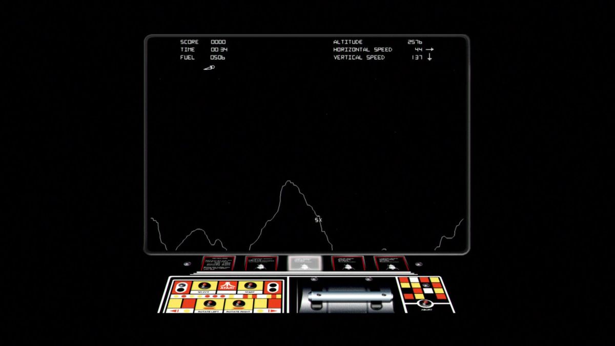 Atari: 80 Classic Games in One! (Xbox) screenshot: Lunar Lander (Arcade)