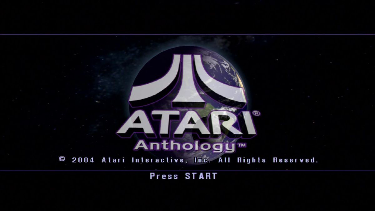 Atari: 80 Classic Games in One! (Xbox) screenshot: Title screen