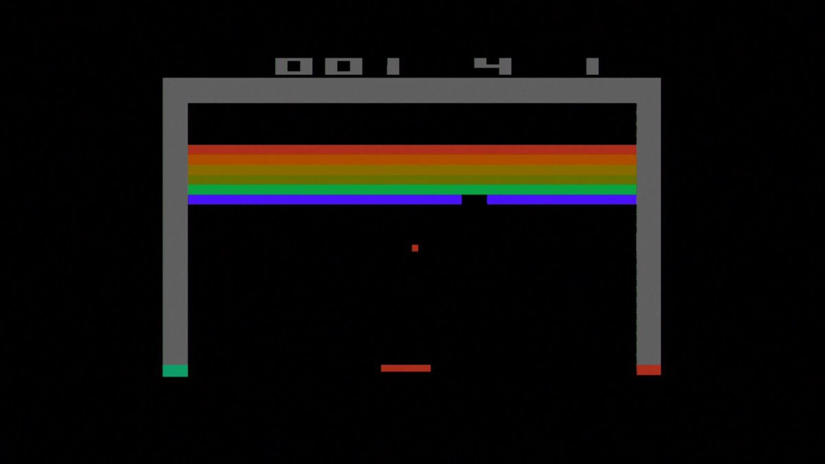 Atari: 80 Classic Games in One! (Xbox) screenshot: Breakout (2600)