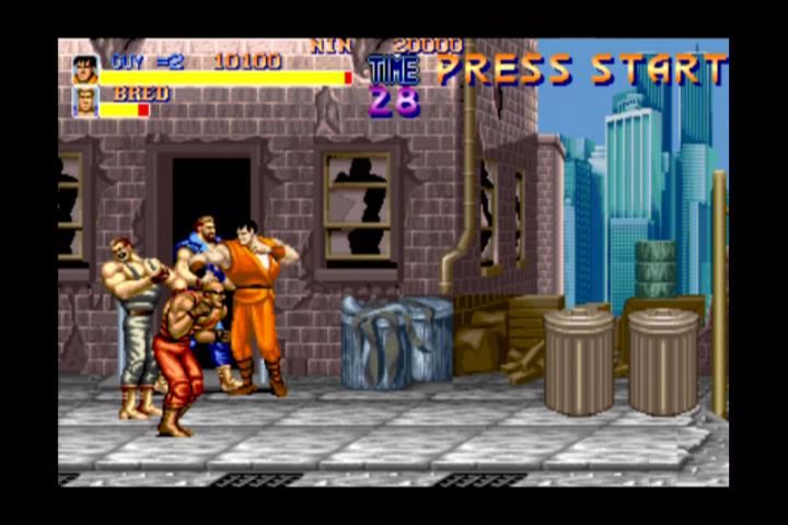 Capcom Classics Collection (Xbox) screenshot: Final Fight