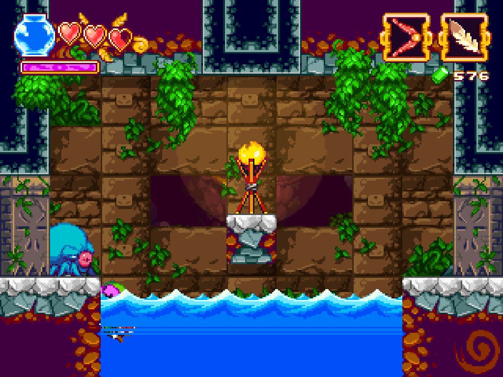The Legend of Princess (Windows) screenshot: Swimming pool
