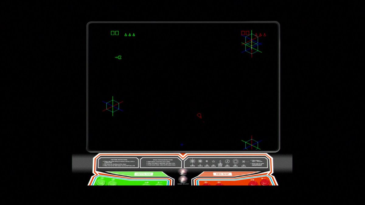 Atari: 80 Classic Games in One! (Xbox) screenshot: Space Duel (Arcade)