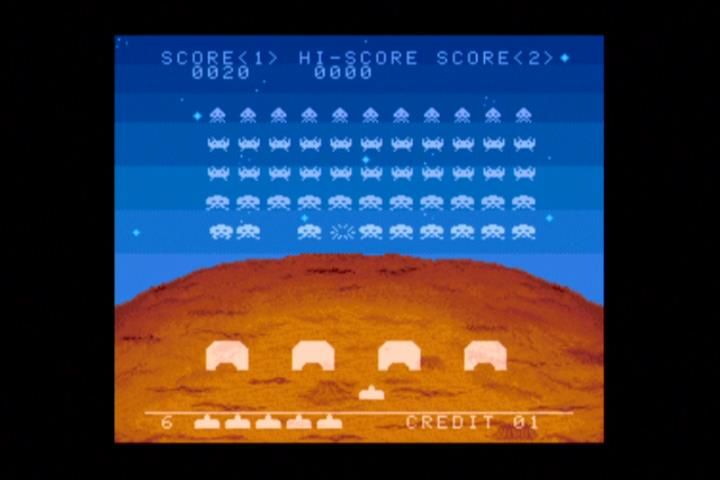 Taito Legends 2 (Xbox) screenshot: Space Invaders DX