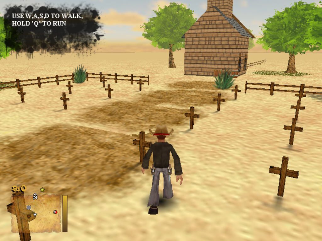 Guns and Spurs (Windows) screenshot: Graveyard