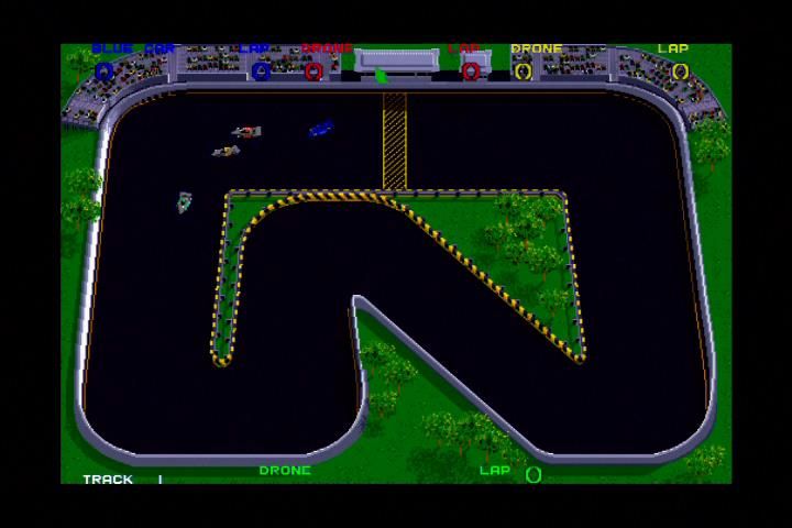 Midway Arcade Treasures (Xbox) screenshot: Super Sprint