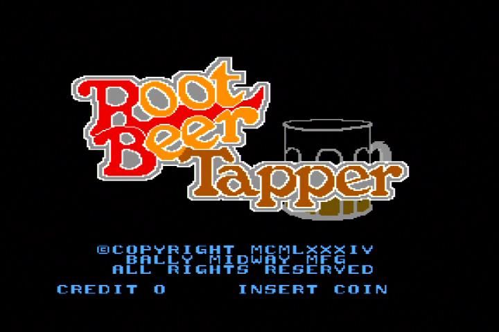 Midway Arcade Treasures (Xbox) screenshot: Root Beer Tapper start screen