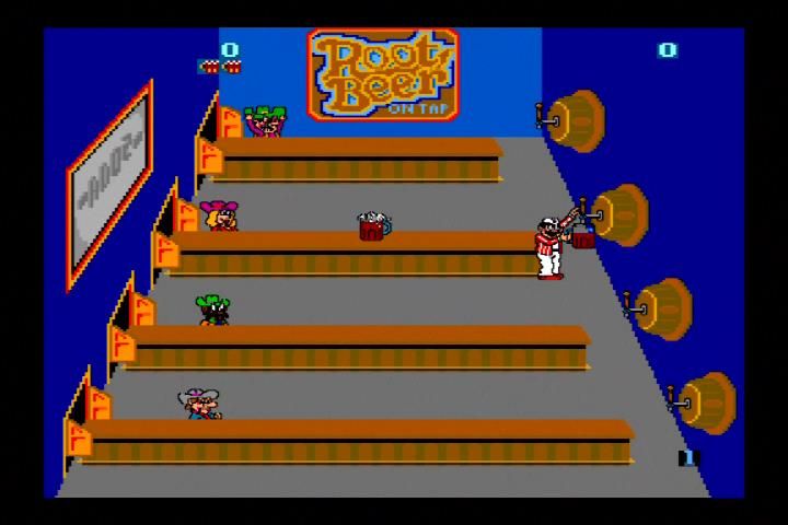 Midway Arcade Treasures (Xbox) screenshot: Root Beer Tapper