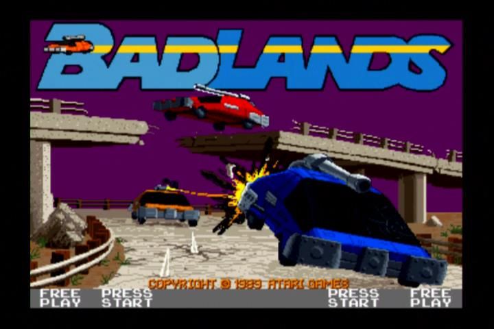 Midway Arcade Treasures 3 (Xbox) screenshot: Badlands start screen