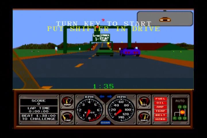 Midway Arcade Treasures 3 (Xbox) screenshot: Race Drivin'
