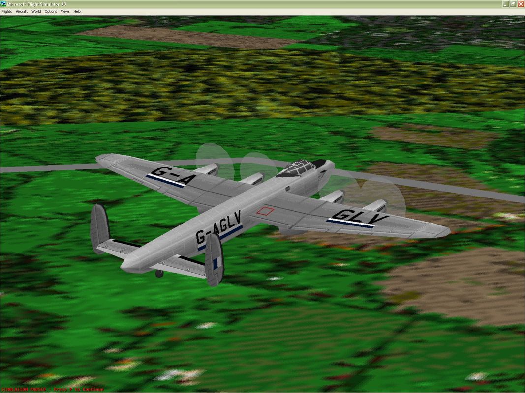 VIP Ultimate Classic Wings: The Collection (Windows) screenshot: A Lancastrian Airliner, it carried a maximum of thirteen passengers and had no windows.
